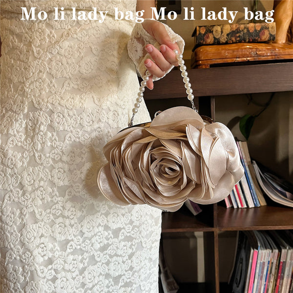 Nouveau sac de soirée rétro chinois, pochette fleurie pour femme
