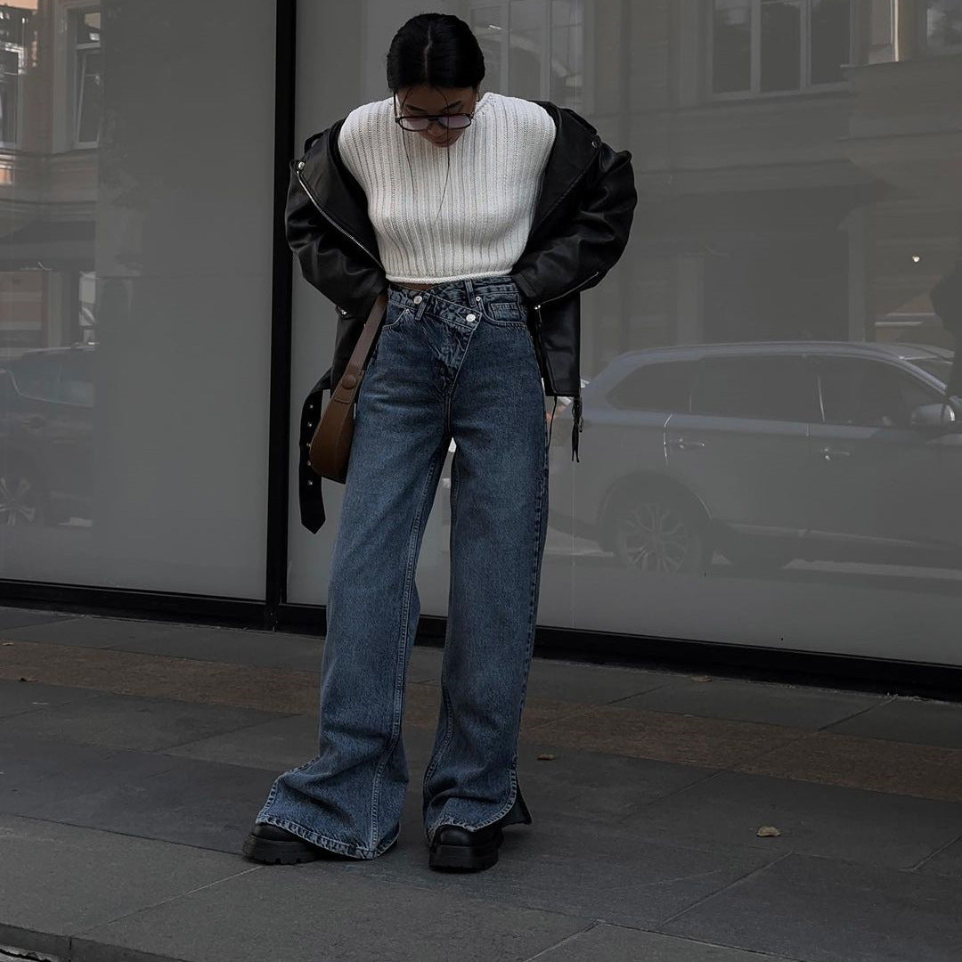Jeans Femme Déstructurés Style Mode