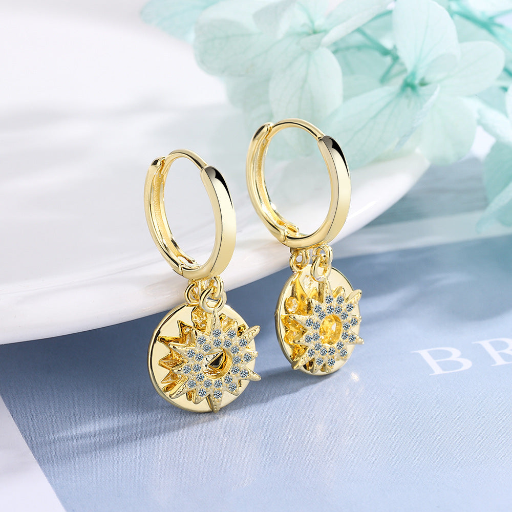 Boucles d'oreilles de style européen et américain pour femmes