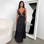 Robe ample à bretelles pour femme