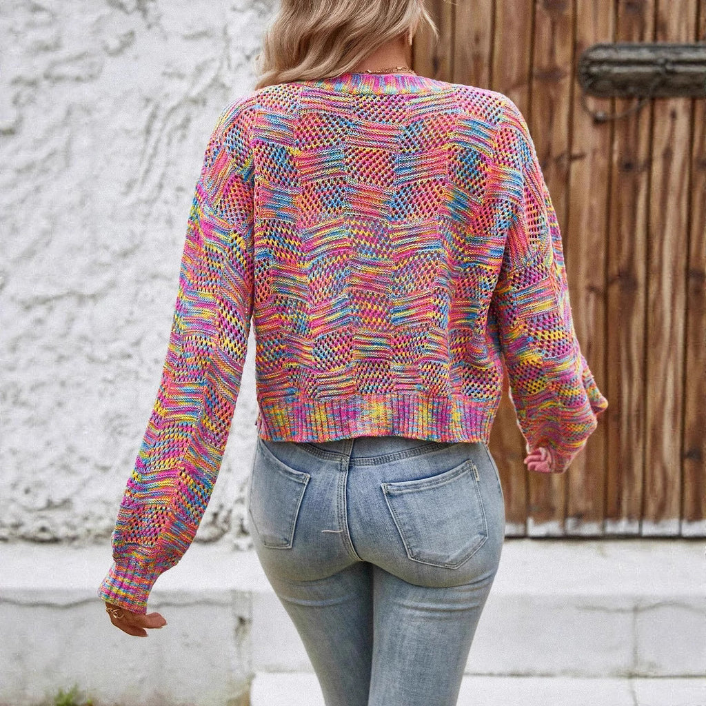 Cardigan Rétro Femme Passe-Partout