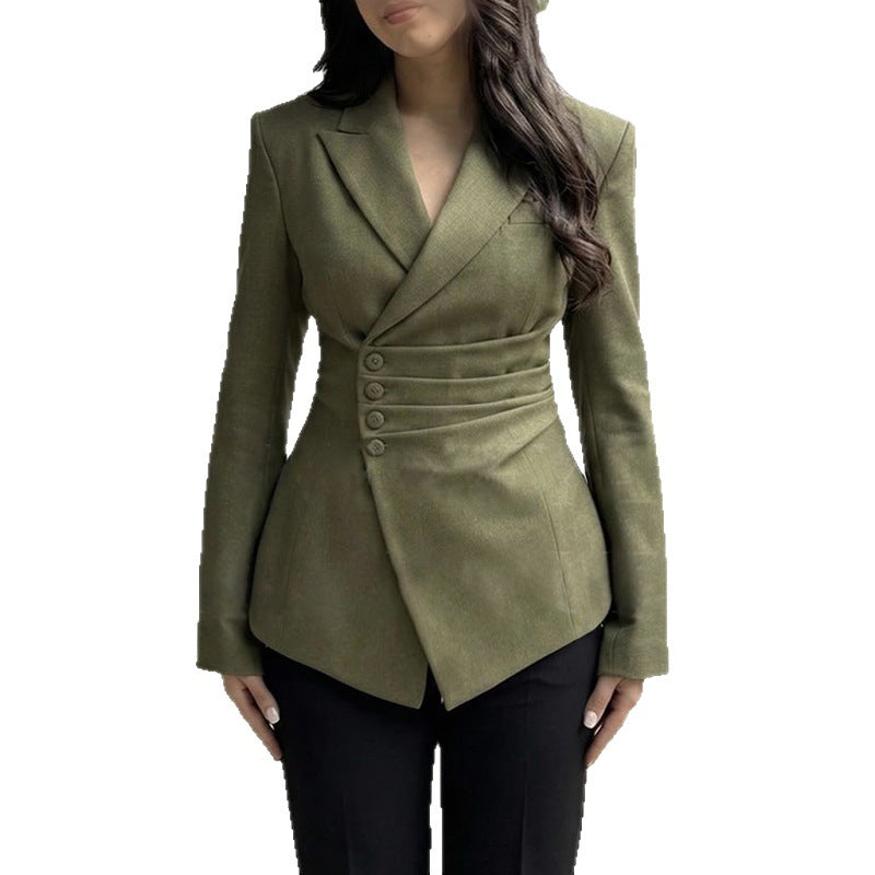 Blazer asymétrique élégant et stylé pour femmes