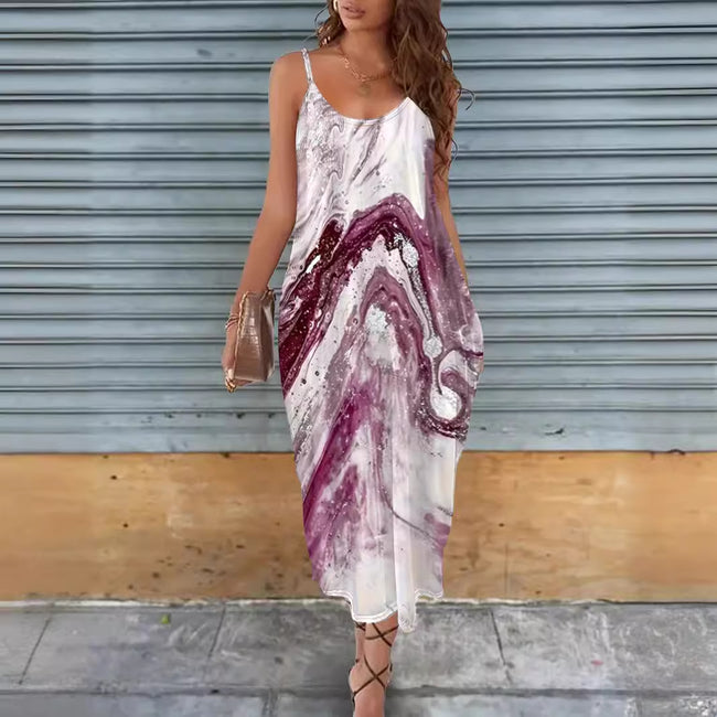 Robe ample à imprimé pour femme Hover Image