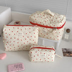 Trousse de maquillage grande capacité à nœud papillon