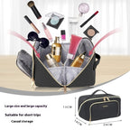 Trousse de Toilette Grande Capacité Portable Imperméable Maquillage Sac de Rangement Femmes Multifonction Organisateur d'Articles de Toilette