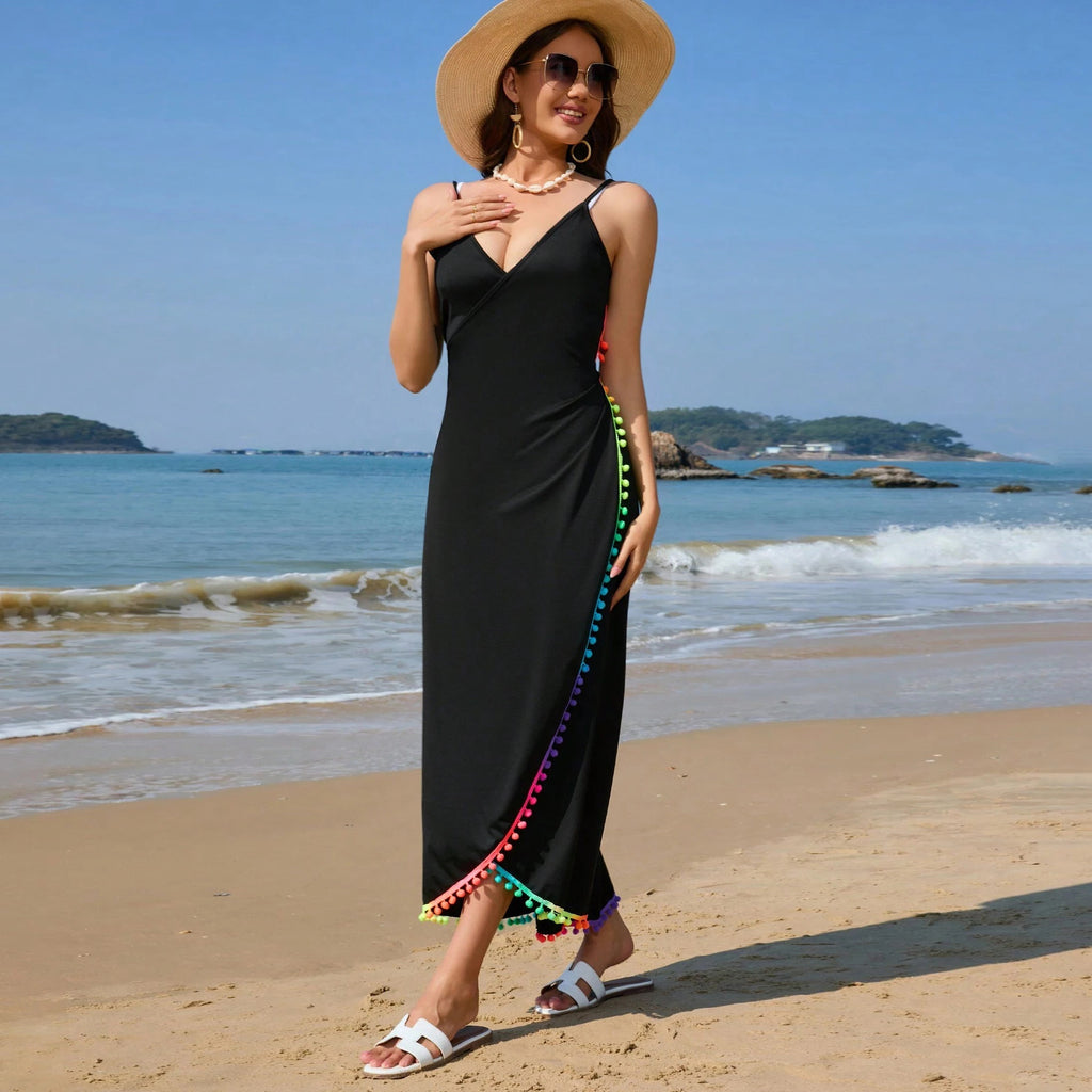 Robe de vacances au bord de la mer pour femme, personnalité mode