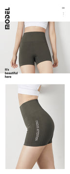 Shorts de yoga fitness moulants pour femmes