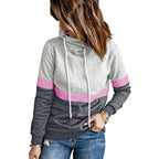 Pull Femme Automne et Hiver Couleur Unie Épissage