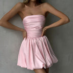 Robe bustier femme mode sans bretelles