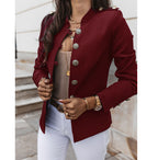 Petit blazer à manches longues et coupe ajustée