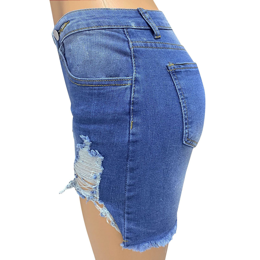 Shorts en jean pour femme de style personnel