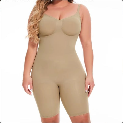 Dropship Gainant amincissant de maternité sans coutures pour femme, modelant le ventre, mi-cuisse, amincissant le corps, contrôle du ventre Main Image