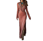 Nouvelle Robe longue Automne-Hiver Pour Femme