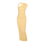 Robe plissée dos nu nouvelle mode femme