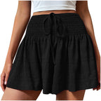 Shorts à cordon élégants et minimalistes pour femmes