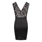 Robe fourreau en dentelle tendance pour femme