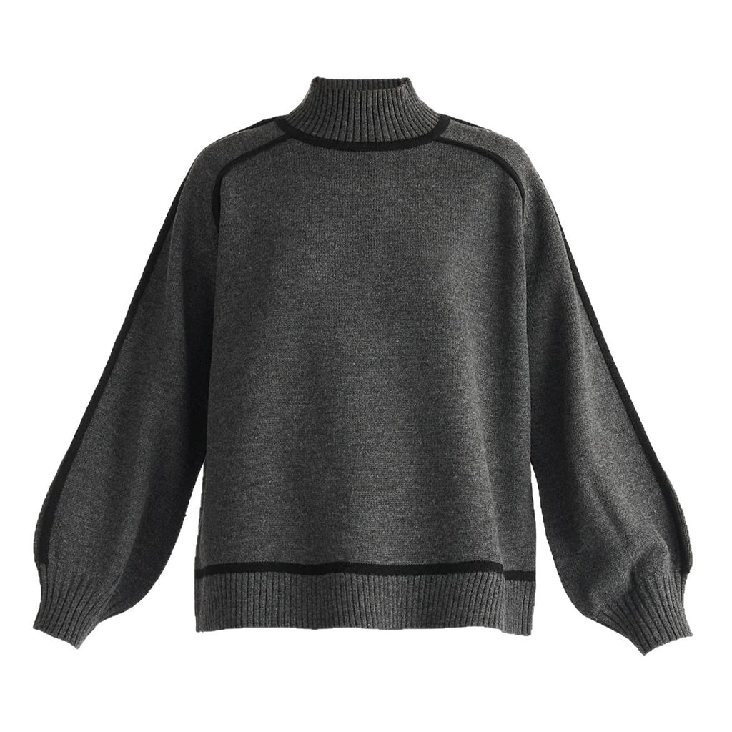Tricot Pull décontracté Femme tendance urbaine