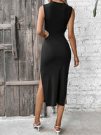 Robe Femme Sexy Tricotée Ajustée Mode