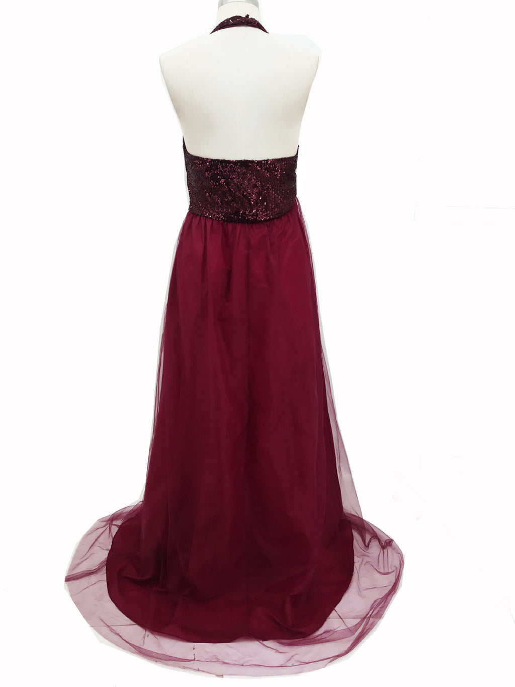Robe de soirée de mariage sans manches