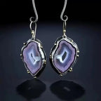 Boucles d'oreilles tendance géométriques rondes rétro en zircon pour femme
