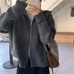 Pull à col roulé épais pour femme, polyvalent