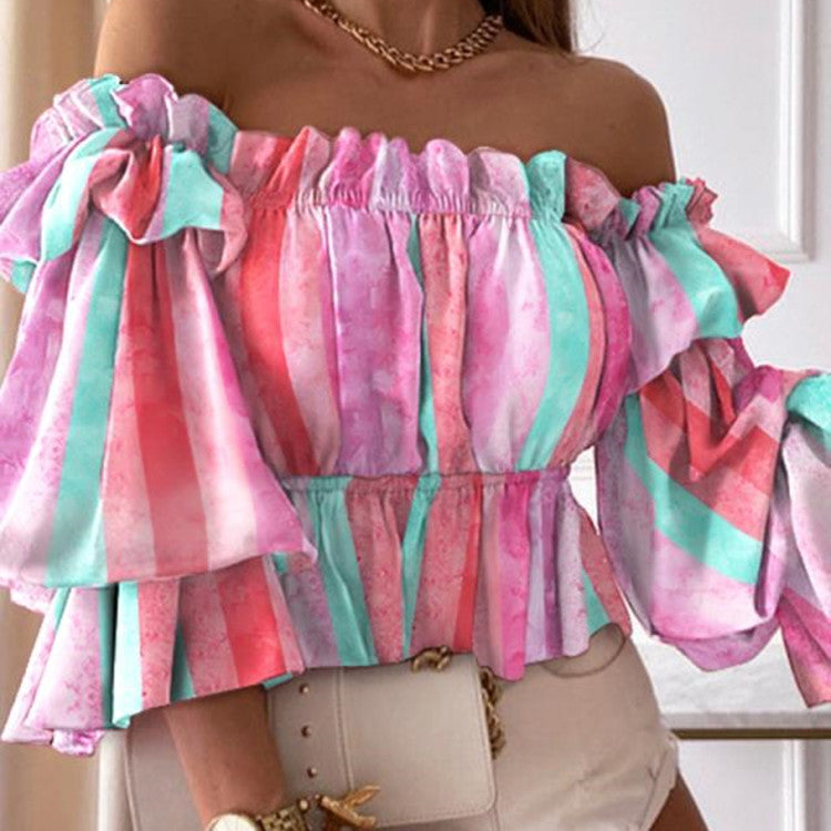 Chemises Femmes Blouse Manches Longues Sexy