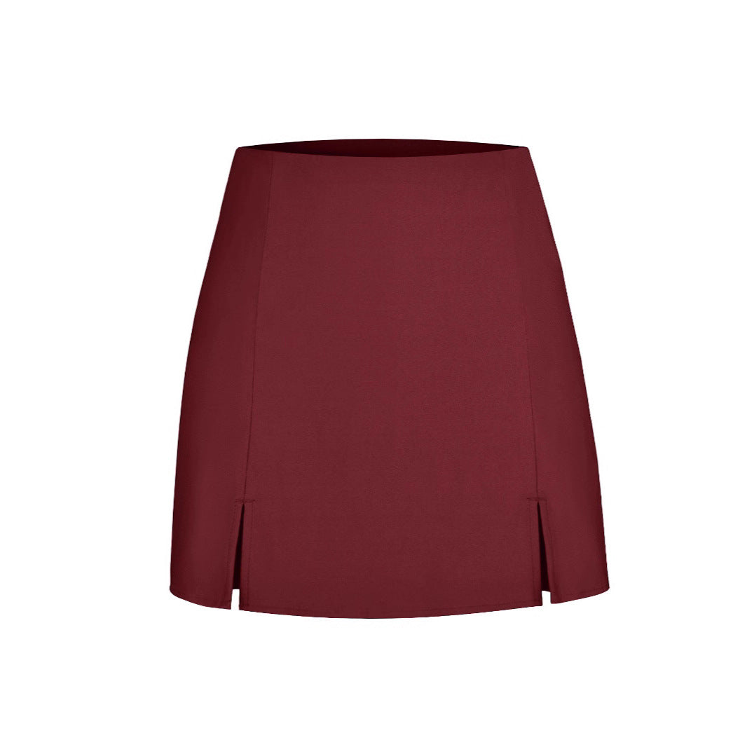 Nouveau style de jupe-pantalon décontractée avec double fente latérale