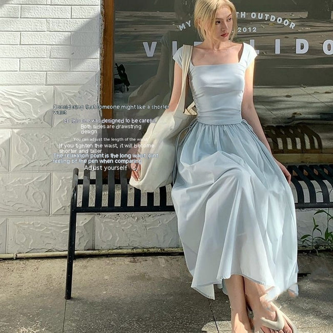 Robe longue en tricot patchwork pour femme Hover Image