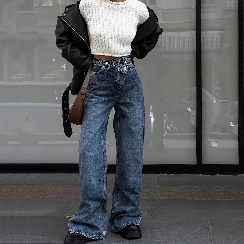 Jeans Femme Déstructurés Style Mode