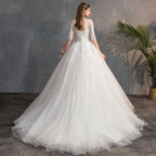 Robe de mariée Manches en dentelle