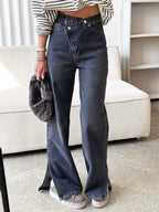 Jeans Femme Déstructurés Style Mode