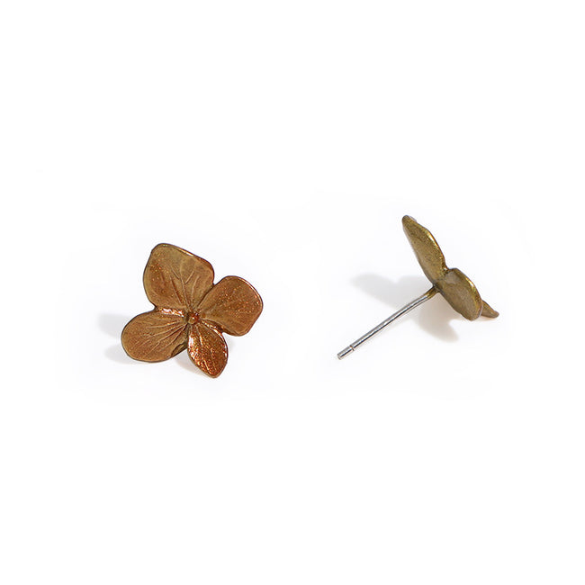 Boucles d'oreilles vintage style Mori, bijoux végétaux pour femmes Main Image