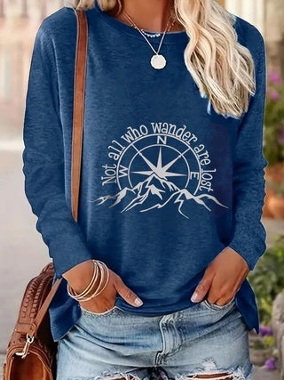 Hauts et T-shirts Printemps-Automne pour femmes
