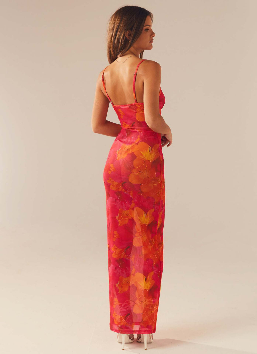 Slim-fit Mesh Mermaid Dress For Women
