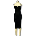 Robe fourreau moulante bustier pour femme