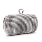 Sacs de soirée Totes Sac de soirée clouté de diamants avec bandoulière à chaîne