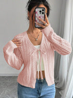 Pull en maille à manches longues pour femme