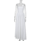 Robe unie élégante et ajustée pour femme