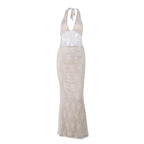 Fashion Personality Lace Backless Dress Women