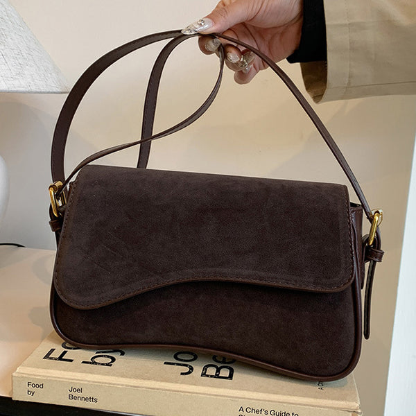 Sac à bandoulière mat rétro pour femme