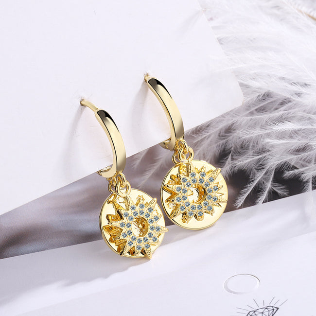 Boucles d'oreilles de style européen et américain pour femmes Main Image