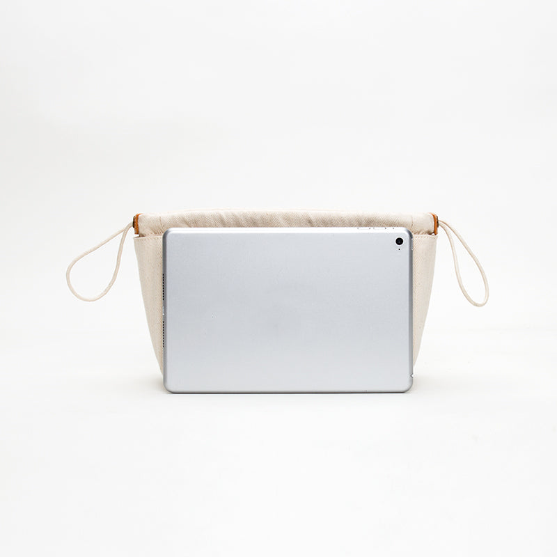Trousse de voyage en toile de coton pour maquillage