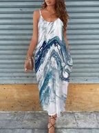 Robe ample à imprimé pour femme