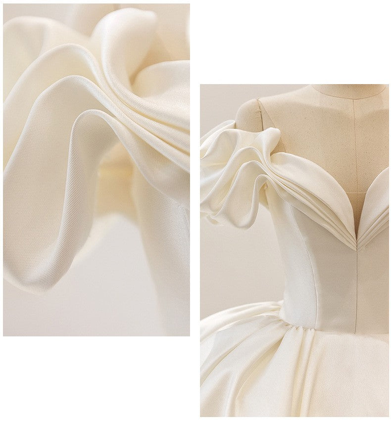 French Bride Small Premium Wedding Dress