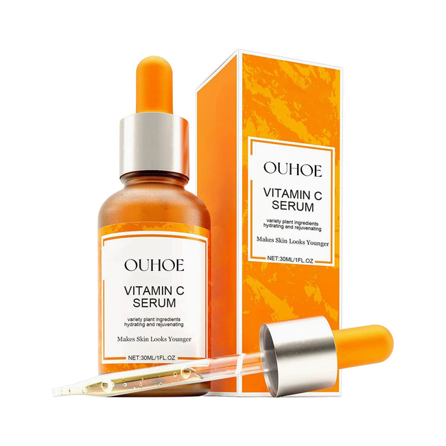 Sérum visage à la vitamine C OUHOE, atténue les rides et raffermit la peau du visage, sérum anti-âge Main Image