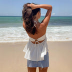 Gilet sans manches pour femme "Vacances au bord de la mer"