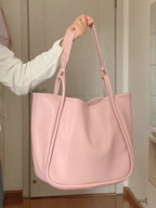Grand sac à main en cuir souple pour femme