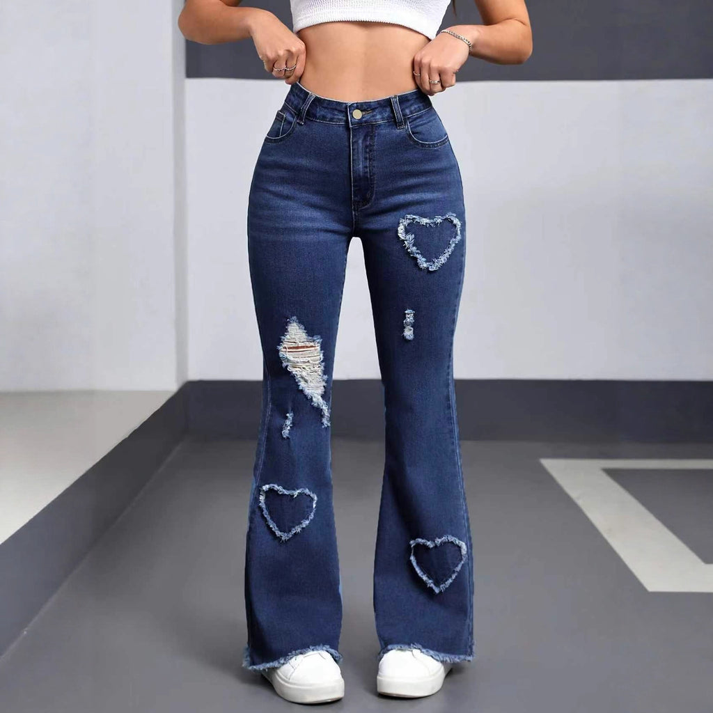 Jeans en jean décontractés et élégants pour femme