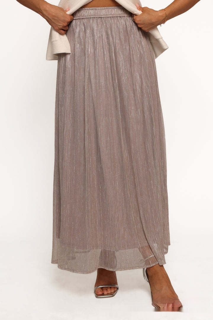 Jupe sirène unie en fil pour femme, taille haute amincissante, ligne A, en soie brillante, style français