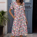 Robe Digitale Ample et Tendance pour Femme avec Imprimés